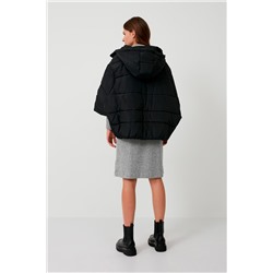 Anorak con capucha Negro