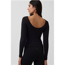 GapFit Smooth Boatneck T-Shirt