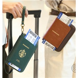 Для любителей СТАРБАК*С Многофункциональный держатель для паспорта, карточек и билетов.