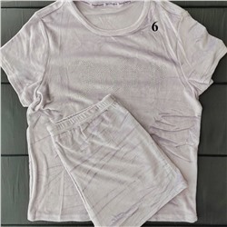 Велюровая пижама мякушка   Juic*y Coutur*e 😷  Маечка + шорты