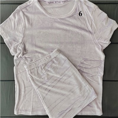 Велюровая пижама мякушка   Juic*y Coutur*e 😷  Маечка + шорты