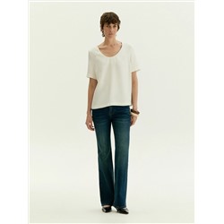 Блузка из 100% вискозы с вырезом, B3240/joel