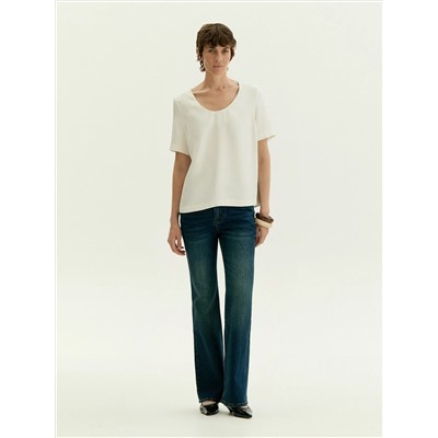 Блузка из 100% вискозы с вырезом, B3240/joel