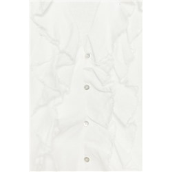 LINEN RUFFLE SHIRT ZW COLLECTION