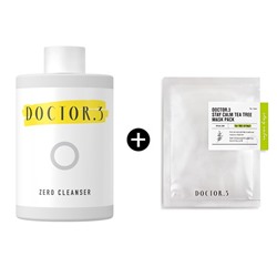 Skinshield Zero Cleanser + Stay Calm Tea Tree Mask Sheet 1ea, Очищающая пенка с комплексом Pollushield®
