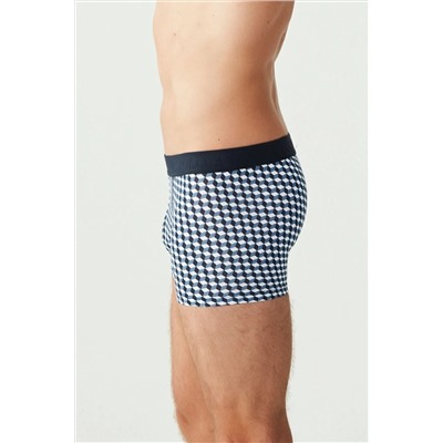 U.S. Polo Assn. U.S. Polo Assn. Erkek İndigo - Lacivert - İndigo 3 Lü Kutulu Boxer - Çoklu Renk - SELKR80O25C6Q
