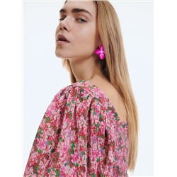 Jerseykleid mit Strukturmuster