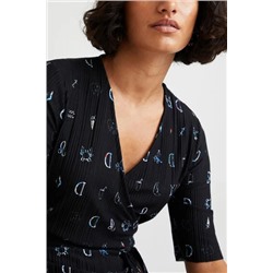 Vestido corto plisado