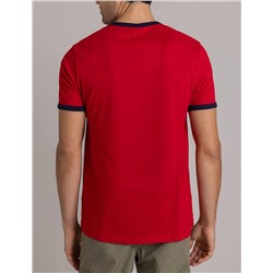 CREW NECK RINGER LOGO T-SHIRT