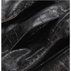 Женская куртка с черепаховым узором из искусственной кожи