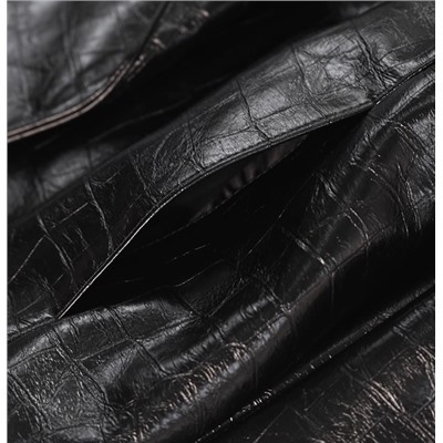 Женская куртка с черепаховым узором из искусственной кожи