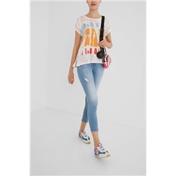 Camiseta manga corta tie-dye