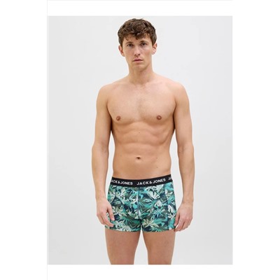 Jack & Jones JACK JONES Erkek Çiçek Desenli 6 lı Pamuklu Boxer 12277719