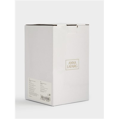 Статуэтка с подсветкой, 15 см, фарфор P, бело-голубая, Снеговик, Snowfall