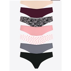 Victoria's Secret 7-Pack No-Show Thong Panties