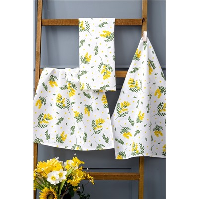 Мимоза набор кухонных полотенец