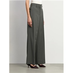 Брюки из костюмной шерсти, D390/fence