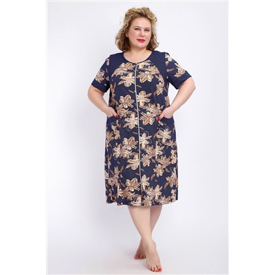 Халат 004 домашний на молнии