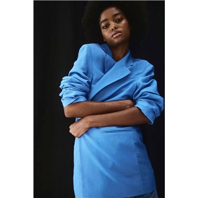 Женский пиджак из смесового льна Н*М