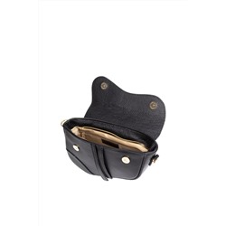 Bolso de piel Negro y dorado - Firenze Artegiani