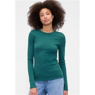 Essential Ribbed Crewneck T-Shirt