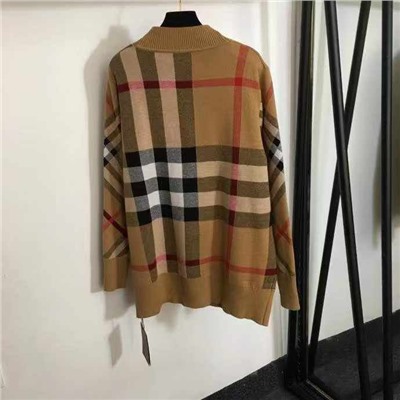 Женский удлинённый кардиган в клетку   Burberr*y