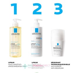 La Roche Posay Déodorant 24H - Peaux Sensibles - Roll-On 2x50mlLot  × 2