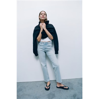 JEANS ZW RECTOS CROPPED TIRO MEDIO