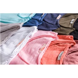 Летняя новая однотонная мужская футболка с короткими рукавами из бамбука и хлопка европейского размера