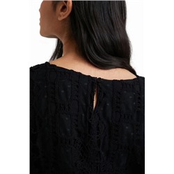 Vestido estilo crochet Johnson Hartig