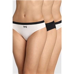 Pack 3 bragas Pockets Coton