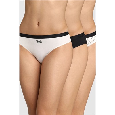 Pack 3 bragas Pockets Coton