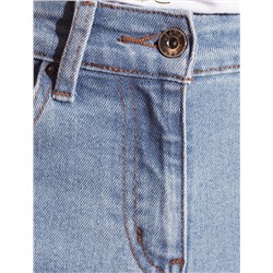 Джинсы трубы из денима