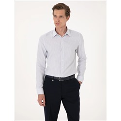 Mavi Slim Fit Uzun Kollu Gömlek