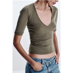 WASHED COTTON T-SHIRT