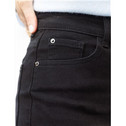 Джинсы мом фит из мягкой эластичной джинсы 12OZ