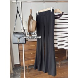 Женские мягкие эластичные брюки клёш из смесового модала СТРАДИВАРИУ*С