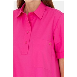 Kadın Fuşya Dokuma Elbise