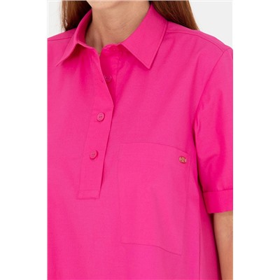 Kadın Fuşya Dokuma Elbise