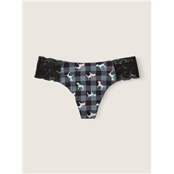 PINK NO-SHOW THONG UNDERWEAR