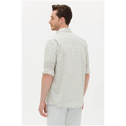 Erkek Yeşil Uzun Kollu Gömlek