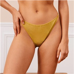 Tanga de microfibra y encaje