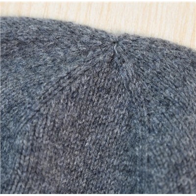 Теплая вязаная шапка-купол CO*S