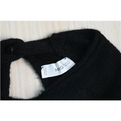 Свитер с круглым вырезом и рукавами реглан в стиле «Ниш». МАНГ*О