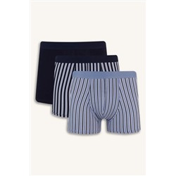 DeFacto Regular Fit Çizgili 3'lü Boxer E7203AX25SM