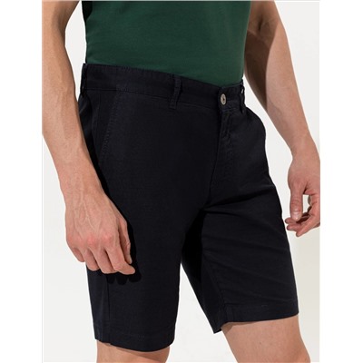 Lacivert Regular Fit Bermuda Şort