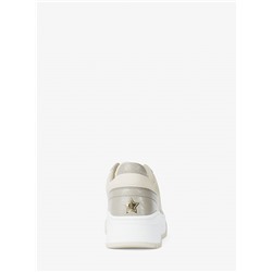 Michael Kors Outlet Lexi Embellished Mixed-Media Sneaker