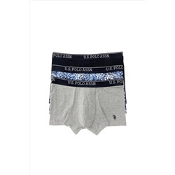 Erkek Gri Melanj 3'lü Boxer