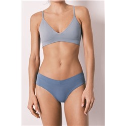 Braga ancha brasileña frunce azul