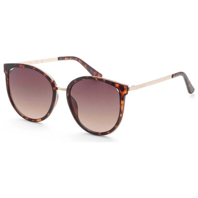 Guess  Factory Women's Brown Round Sunglasses